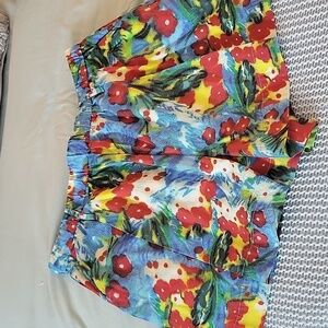 Staud bow belted shorts